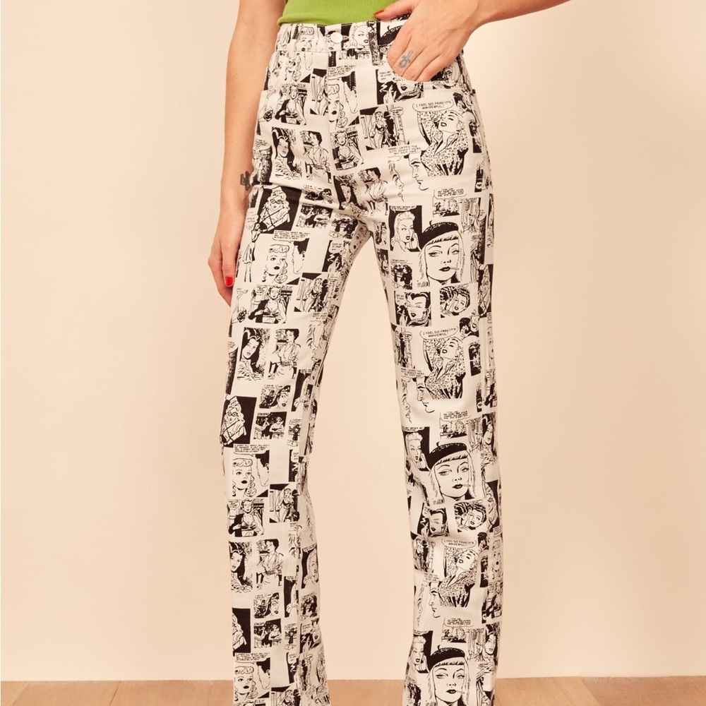 Reformation Newspaper Pants
